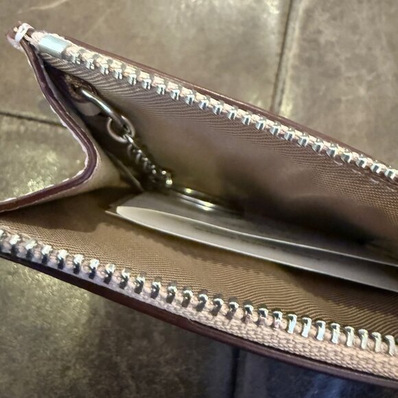 coach Mini Skinny Id Case With Butterfly Print ccm78 - Picture 4 of 5